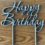 Lesen topper happy birthday