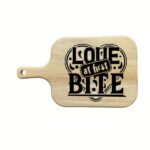 Gravirana deska za rezanje "Love at first bite"