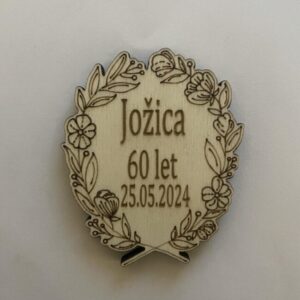 Spominski magnet za goste - venček