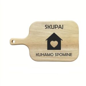 Gravirana deska za rezanje "Skupaj kuhamo spomine"