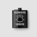 Gravirana prisrčnica "Nadzraviva ljubezni" - Črna