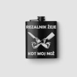 Gravirana prisrčnica "Rezalnik žeje" - Črna