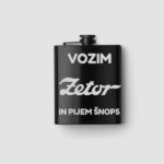Gravirana prisrčnica "Vozim Zetor" - Črna
