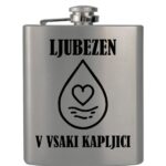 Gravirana prisrčnica "Ljubezen v vsaki kapljici"