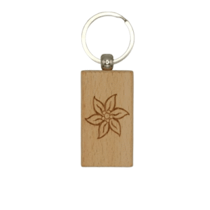 Lesen obesek za ključe - "Planika" Lesen obesek za ključe - "Planika"